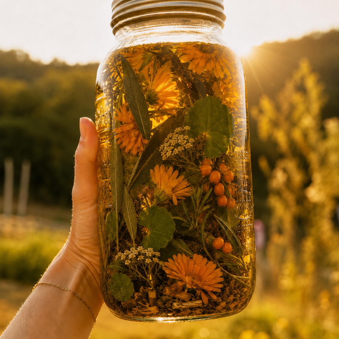 Why We Infuse Our Botanicals in Olive Oil: The Whole-Plant Approach to Solar Skin Nourishment