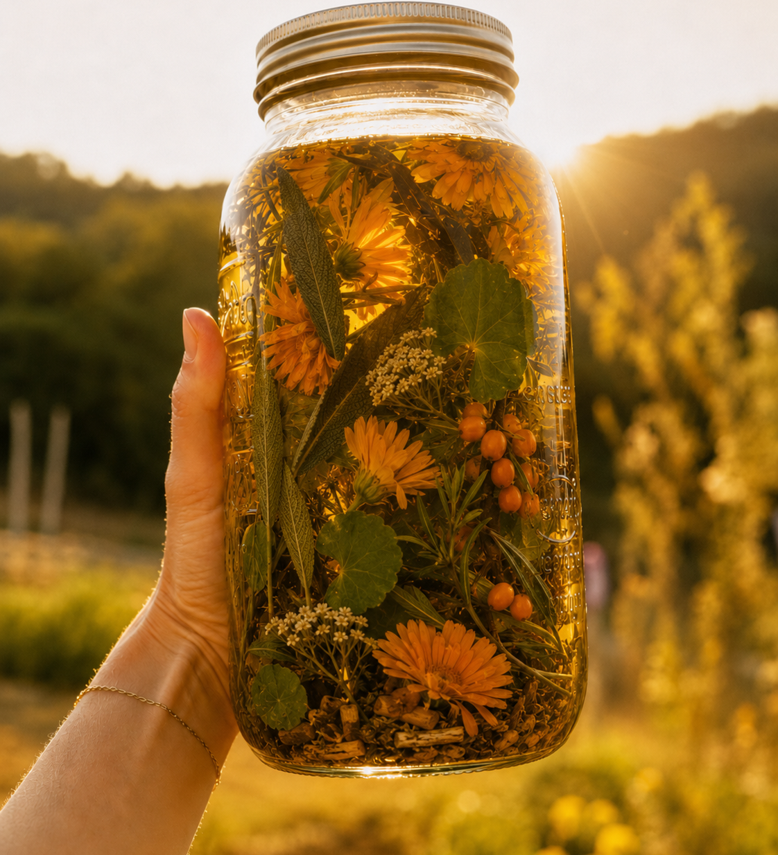 Why We Infuse Our Botanicals in Olive Oil: The Whole-Plant Approach to Solar Skin Nourishment