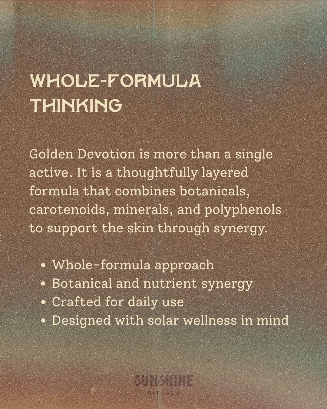 GOLDEN DEVOTION